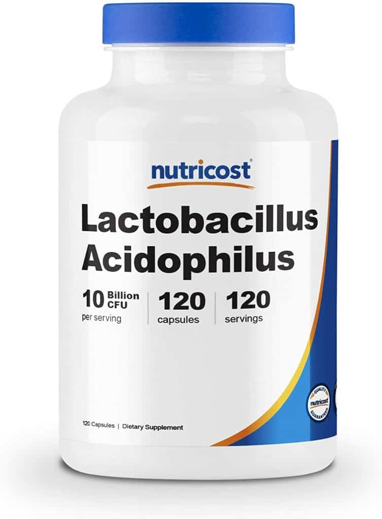 Nutricost Lactobacillus Acidophilus 10 Billion CFU