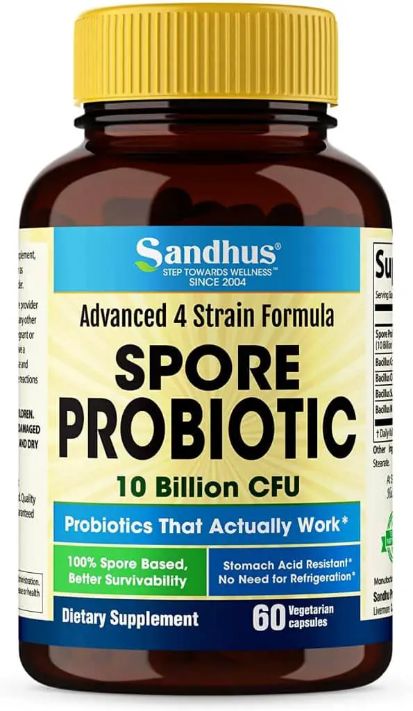 Sandus Advanced 4 Strain Spore Probiotics